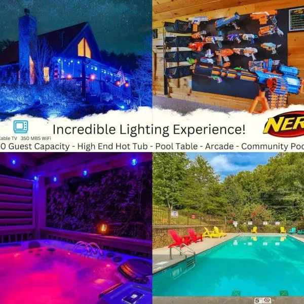 Ryes and Shine Bootlegger's Cabin! Hot Tub* Pool* Arcade* Billiards *EV * Pet Friendly, hotel in Sevierville