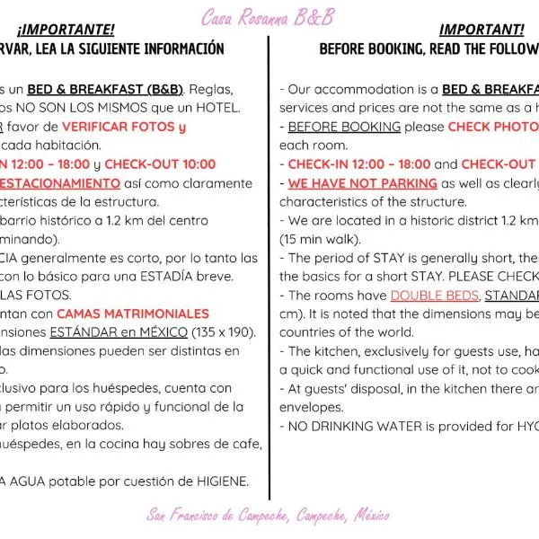 Casa Rosanna, hotel en Campeche