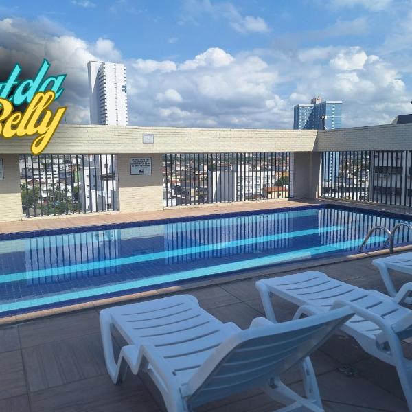 Flat da Belly 904-A Hidro Piscina Praia - Foto 4