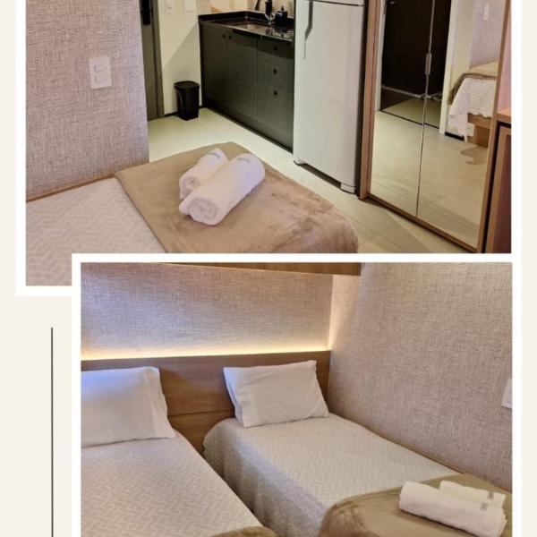 Studio On Paulista - 2 Camas Solteiro ou Cama Queen-Junto ao metro Paraiso,Av Paulista, com sacada, ar, piscina, academia, coworking e muito mais ! - Foto 5