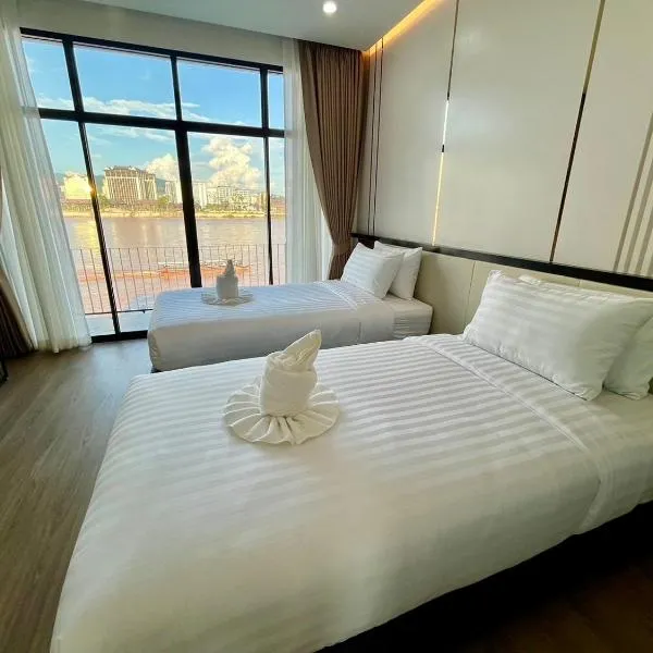 View khong Hotel โรงแรมวิวโขง, hotel v destinaci Golden Triangle