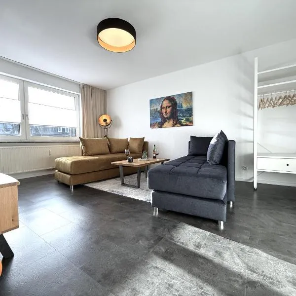 Mona Lisa 24h-Check-in, 4 Pers, Balkon, Parkplatz, hotel in Braunschweig