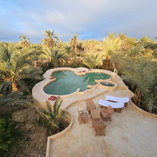 Paradise in a palm forest with epic pool and fire pit, hotel in Siwa