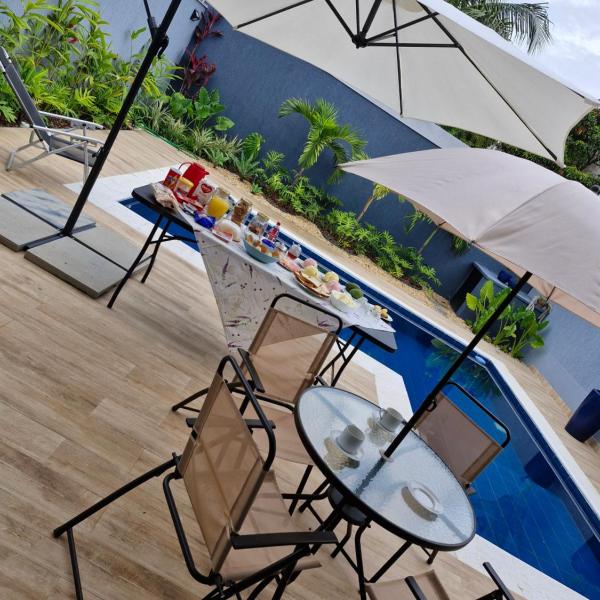 Suíte em casa familiar de luxo com piscina em Itaipu - Foto 4