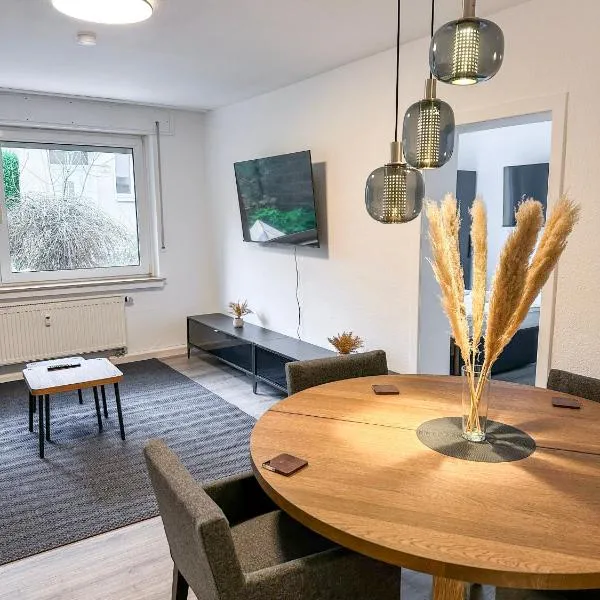 City Apartments Essen for up to 6 person with 4K TV and kitchen, hotel en Essen
