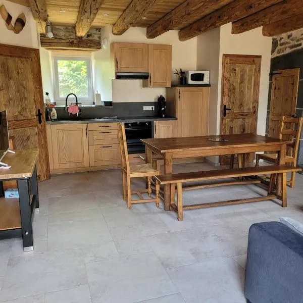 Maison 4 à 9 personnes à la campagne, hotel v mestu Alleuze