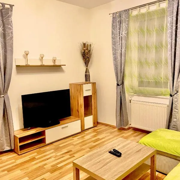 Burgblick Apartment- 60qm, Küche, Waschmaschine, Streamingdienste, hotel v destinaci Seebenstein
