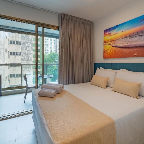 Studio com rooftop a 500m da Praia da Barra - Foto 2