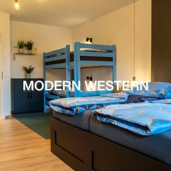 Eging am See में, होटल Modern Western - Apartment Blue