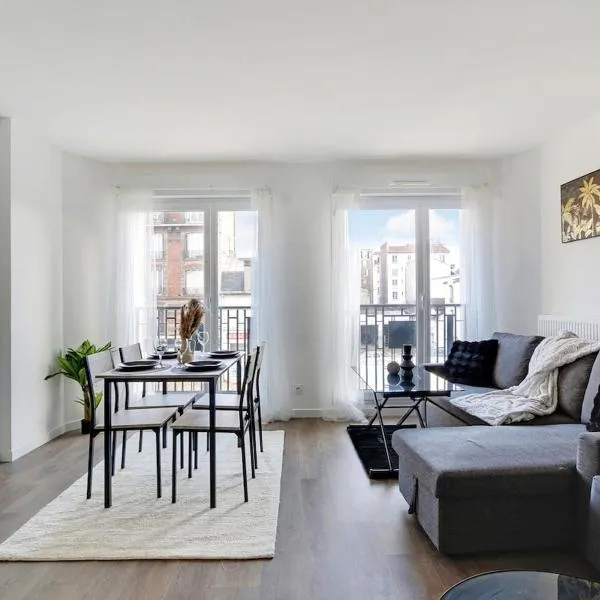 Studio spacieux à 2 minutes de Paris - 4 personnes, hotel in Saint-Ouen