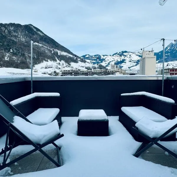Dora o wellness o mountainview o lake Lucerne, hotel en Ingenbohl