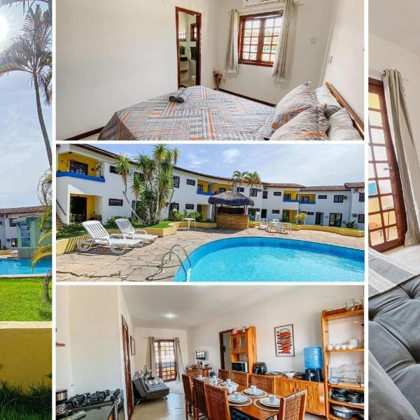 Aptos com 3 quartos sendo 1 suíte, no Residencial Lacorte, condomínio com piscina, área gourmet localizado a poucos metros da praia de Taperapuã