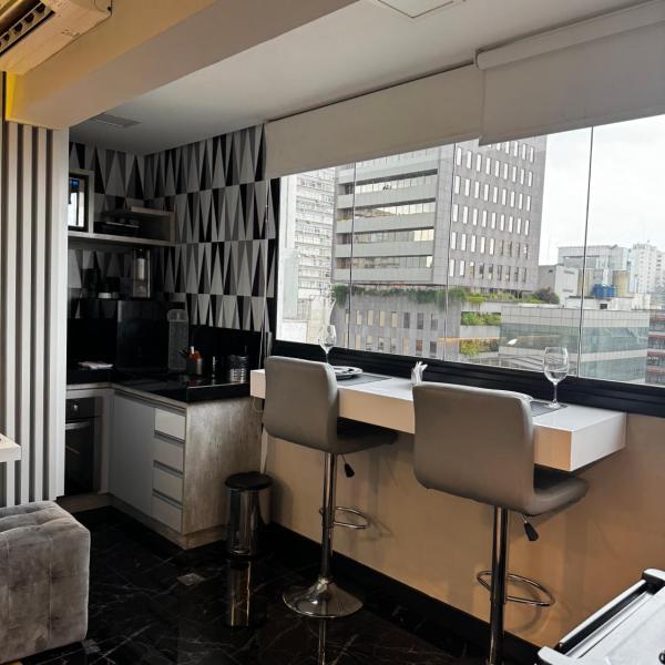 1501B Flat Cobertura Design Elegance Jardins - Foto 4