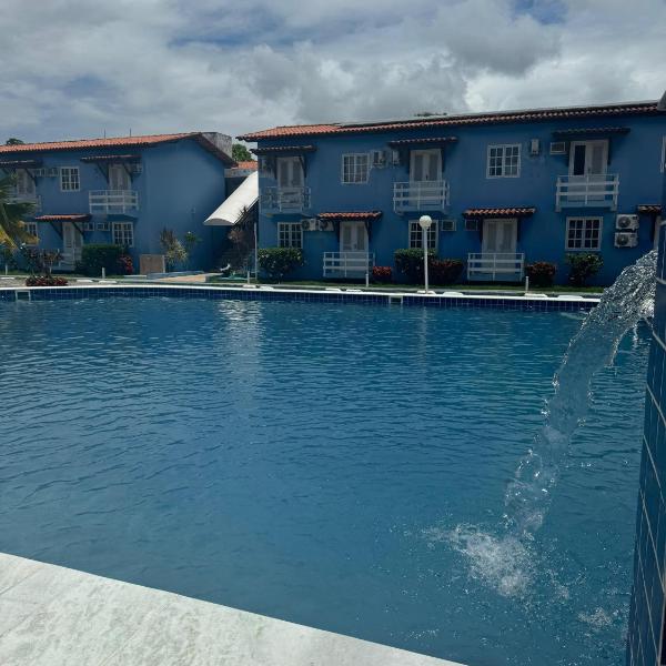 Apto Térreo Mobiliado com Piscina - 400m da Praia de Taperapuan, Próximo ao Axé Moi- Golden Dolphin Residence - Foto 5