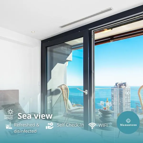 Joli appartement rénové - Lumineux - Vue mer - CQ, Hotel in Beausoleil
