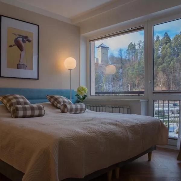 Villa Turris Apartamenty przy Muszyńskim Zamku, hotel in Muszyna