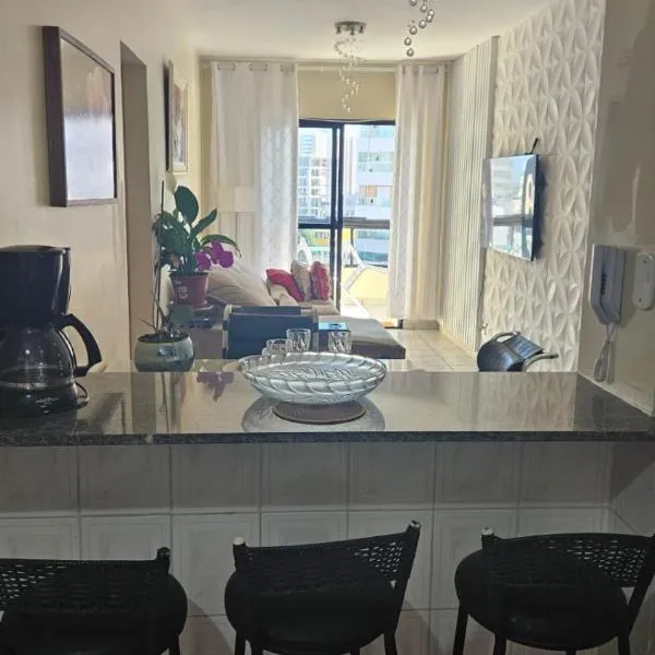 Apartamento aconchegante a 100m da praia, khách sạn ở Praia Grande