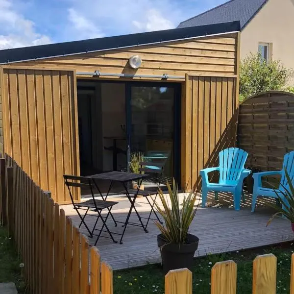 Le Petit Chalet de la Plage - Terrasse & Jardinet、ポールバイユのホテル