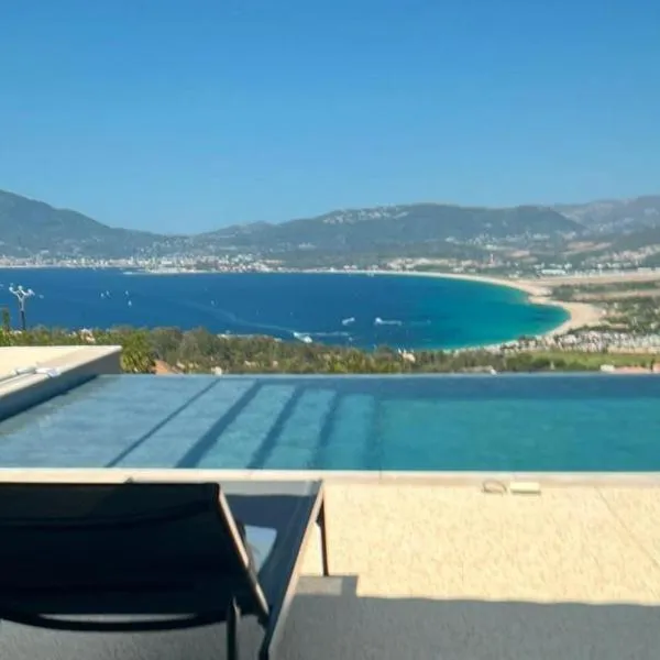 Villa de Luxe avec Piscine à débordement chauffée à Porticcio, hotel in Porticcio