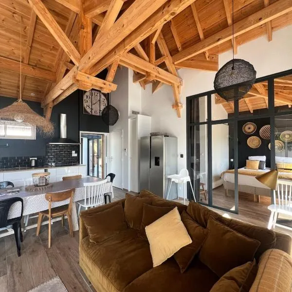 Maison de vacances 4 étoiles, Mimizan plage sud, hôtel à Mimizan-Plage