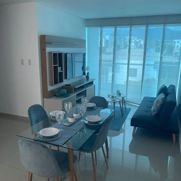 APARTAMENTO DE LUJO con AIRE ACONDICIONADO 5 min del rio Guatapurí centro comercial y parque de la leyenda vallenata, hotel v destinaci Valledupar
