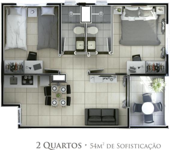 Apto Salinas Premium - 2 quartos - 1 suíte - Foto 5