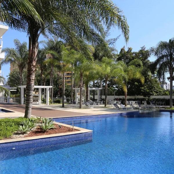 Flat Barra da Tijuca vista mar - Foto 4