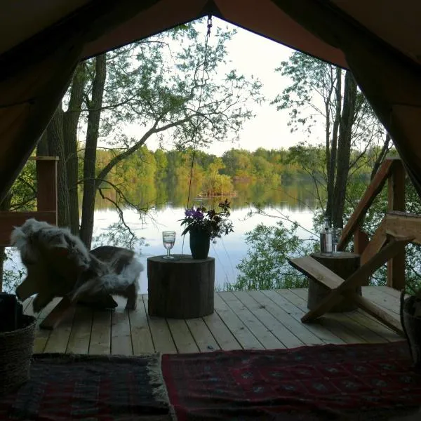 Naturlig på Korsgården Glamping, hotell sihtkohas Nysted