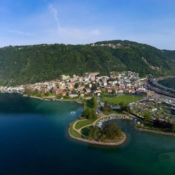 Melide Apartments Lake Lugano close to Swissminiatur & Private Parking on Request, hotel v destinaci Melide