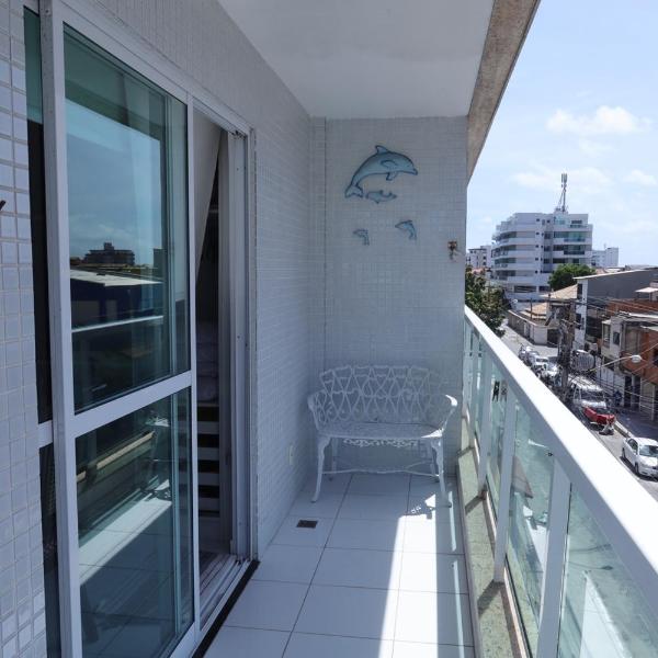Loft c varanda e localizacao ideal a 650m da praia - Foto 2