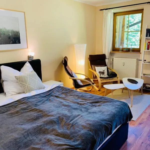 Wohlfühlapartment im Grünen Nationalpark mit Sauna, hotel v destinaci Lindberg