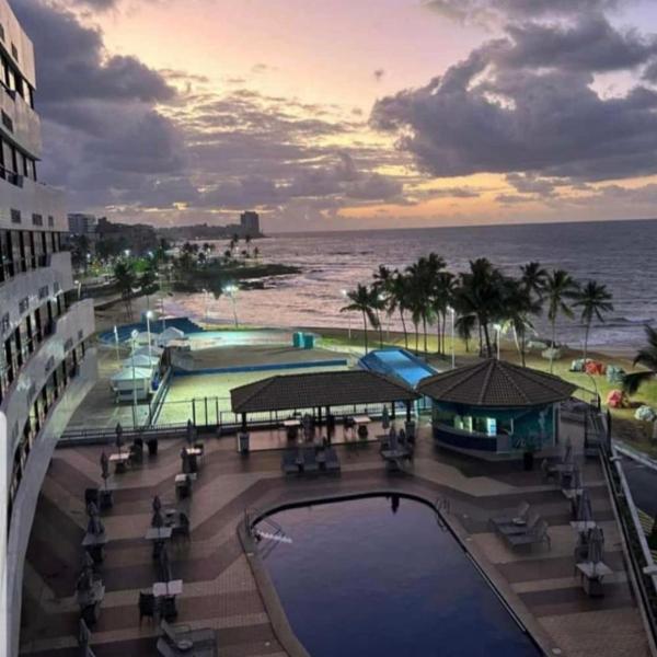 2 Quartos Luxo Vista Mar Ondina Apart - Foto 4