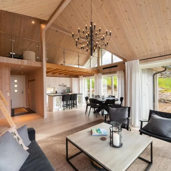 Haukland beach panorama, hotel en Offersøya