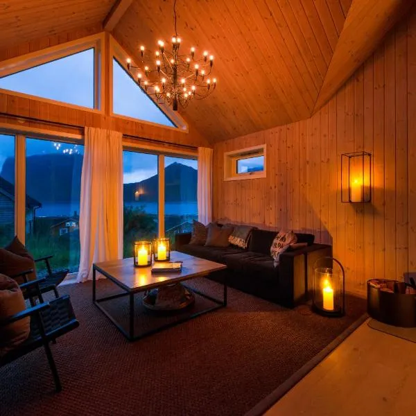 Haukland beach panorama, hotel en Offersøya