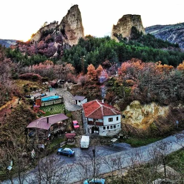 Melnik Pyramids Guesthouse, hotel v destinaci Zlatkov Chiflik