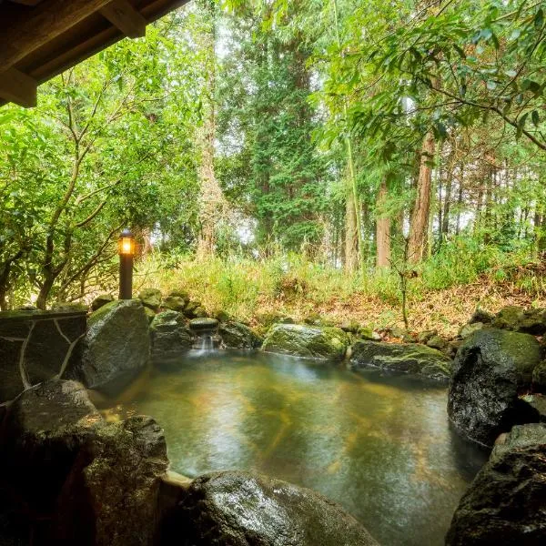 天然温泉露天風呂付コテージ山樹荘، فندق في هيتا