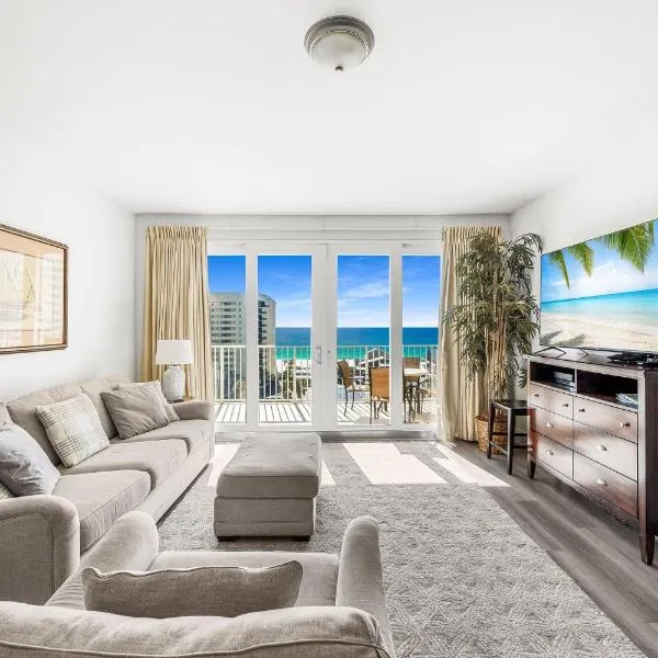 Amazing Beach Ocean View Condo! Free Beach ChairsService! Sleeps 8! by Dolce Vita Getaways PCB – hotel w mieście Panama City Beach