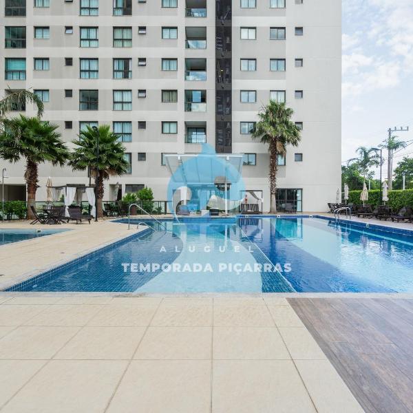 Apto Vista Mar 3 Quartos Ares Condicionados Cozinha Completa Piscina Academia Playground infantil Salão de Jogos a 50m PRAIA Reserve agora mesmo! - Foto 4