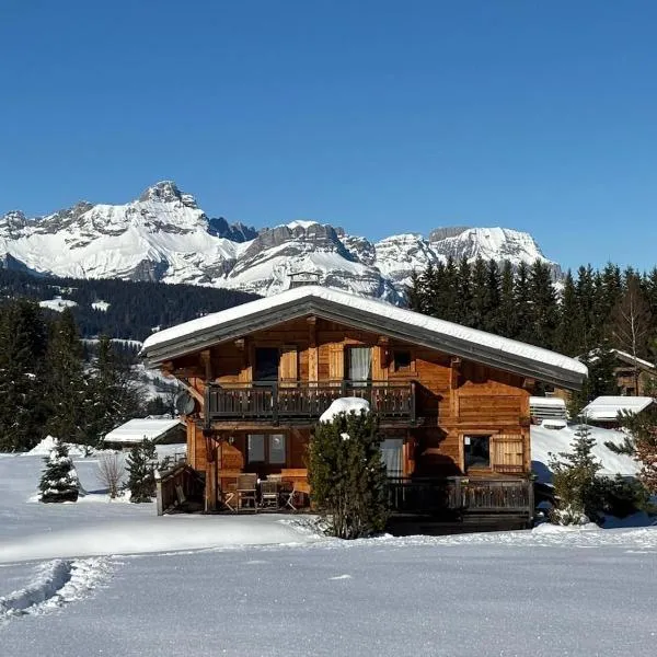 Chalet La Pioleute Megève, hôtel à Megève