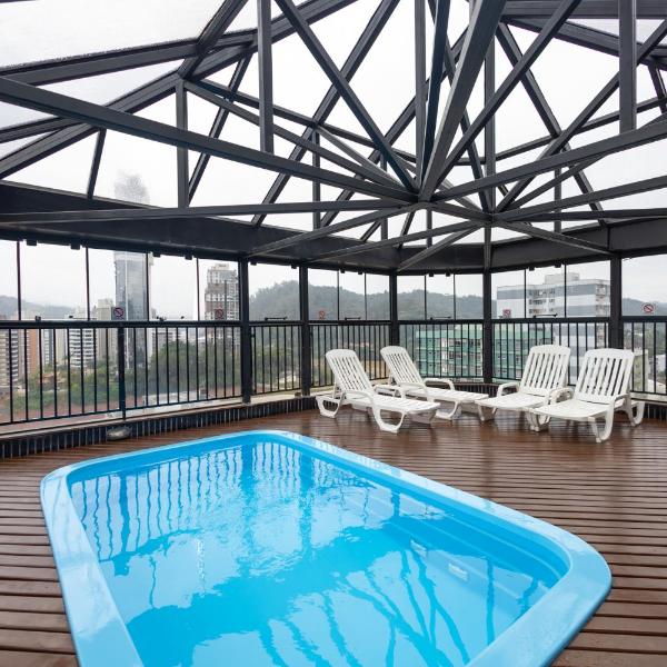 Apto Completo Centro Blumenau Piscina Rua XV