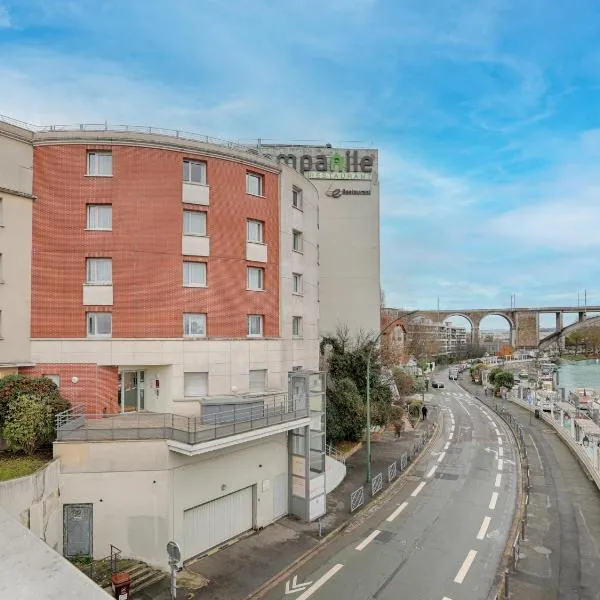 Appart'hotel Vacancéole Paris Quai de Marne - Ex Adagio – hotel w mieście Nogent-sur-Marne