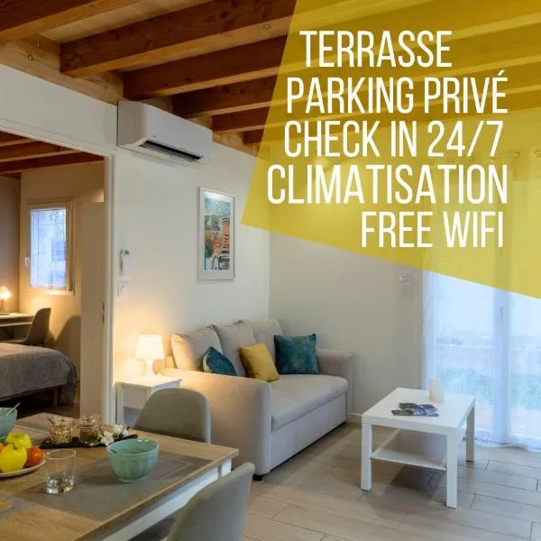 La Clé des Champs - Terrasse - Clim, hotel in Châtel-Guyon