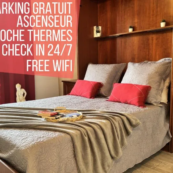 Le 130 - 1 chambre - Wifi - Proche Parc Thermal - 2 personnes, hotel di Châtel-Guyon