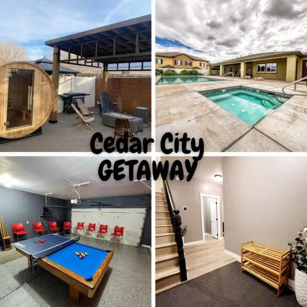 Cedar Getaway - Hot Tub, Private Sauna, Pool-Pong!, hotel v destinaci Cedar City