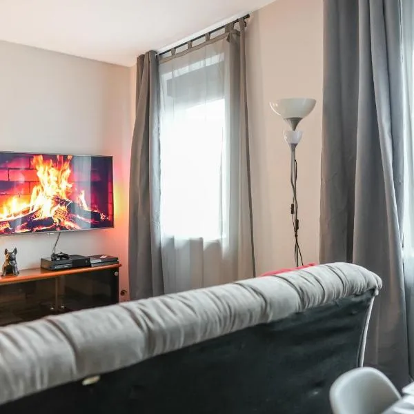 Gemütliche 80 qm Wohnung 5 min von Friedberg, hotel a Bruchenbrücken