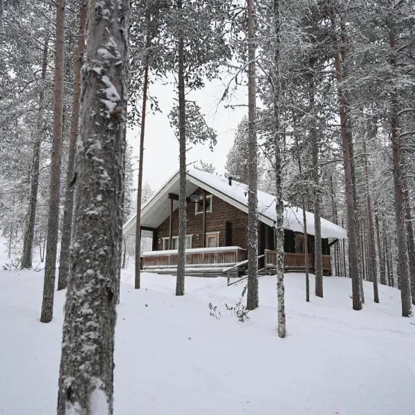 Holiday Cabin Aurora River inc Wilderness Sauna, hotel en Levi