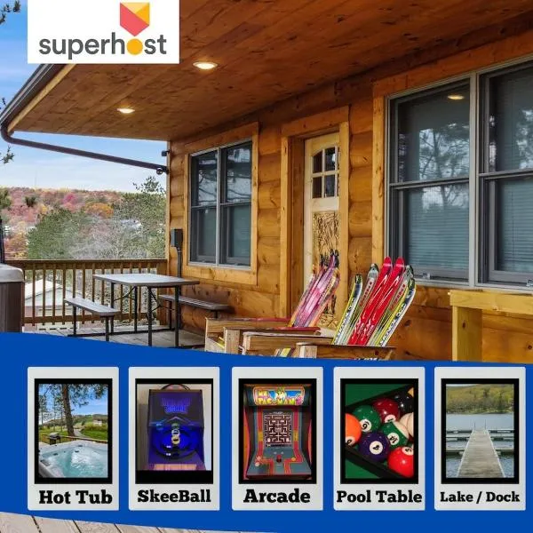 Slippery Slope Cabin at Deep Creek Lake / Wisp Mountain (3 BR), hotel v destinaci McHenry