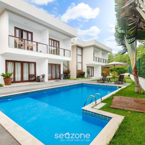 Casa c/ piscina a 180m da Praia em Arraial PBR0003