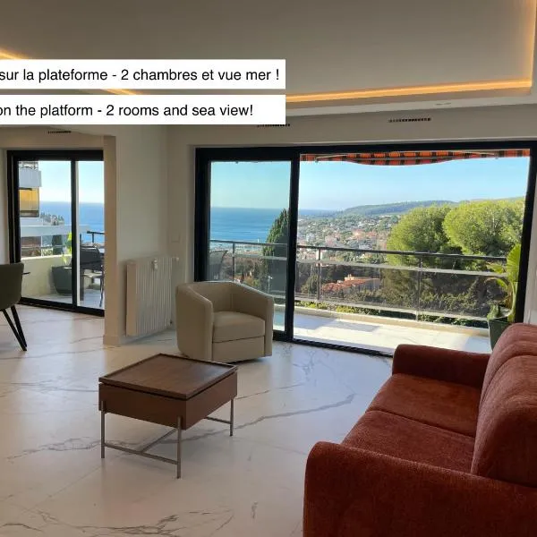 Apartment Sea View with AC and Wifi, hotel v destinaci Cassis