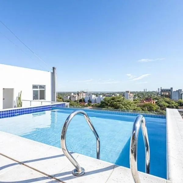 Monoambiente con Parrilla y Cochera - Dpto 402, hotel v destinaci Asunción